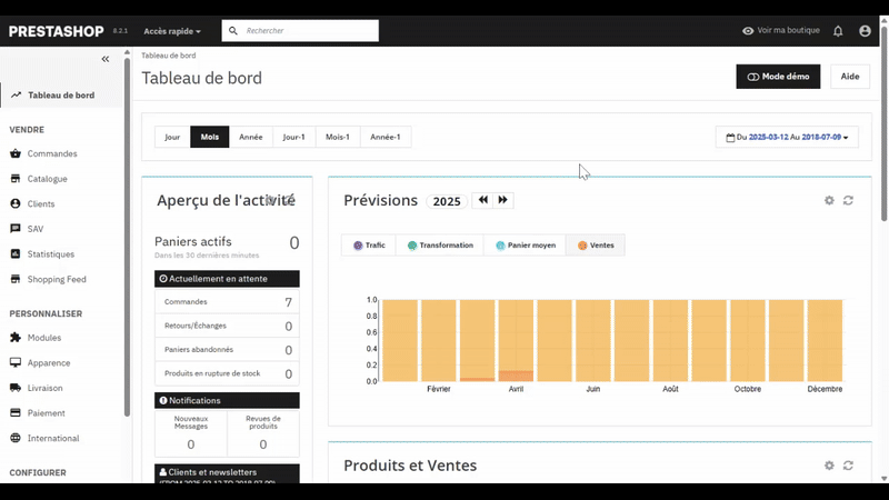 Installation du module depuis le back-office PrestaShop